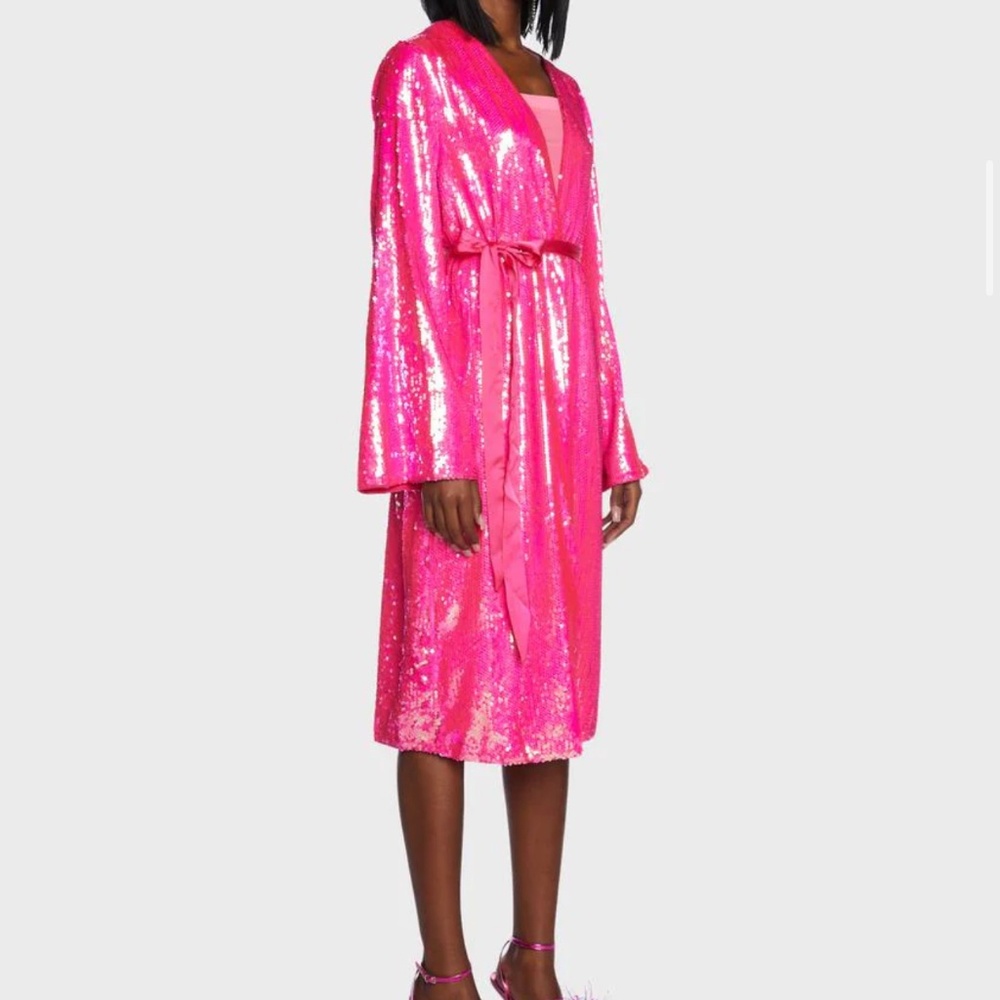 PIXIE SASS THE NIGHT SEQUIN DUSTER